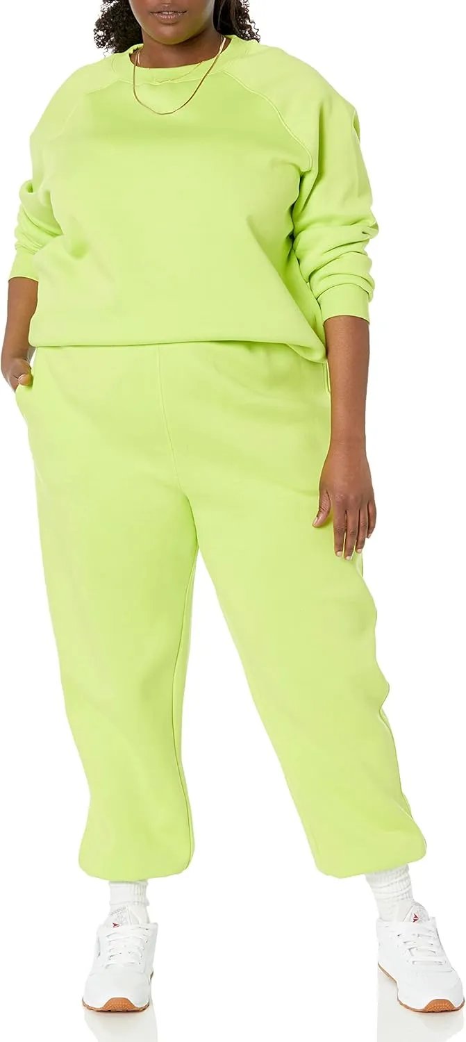 Amazon Essentials Women's Relaxed High Waist Joggers (Available in Plus Size)