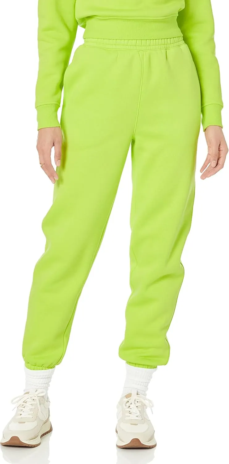 Amazon Essentials Women's Relaxed High Waist Joggers (Available in Plus Size)