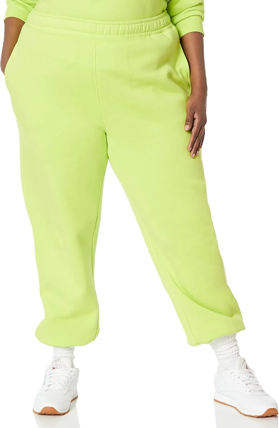 Amazon Essentials Women's Relaxed High Waist Joggers (Available in Plus Size)
