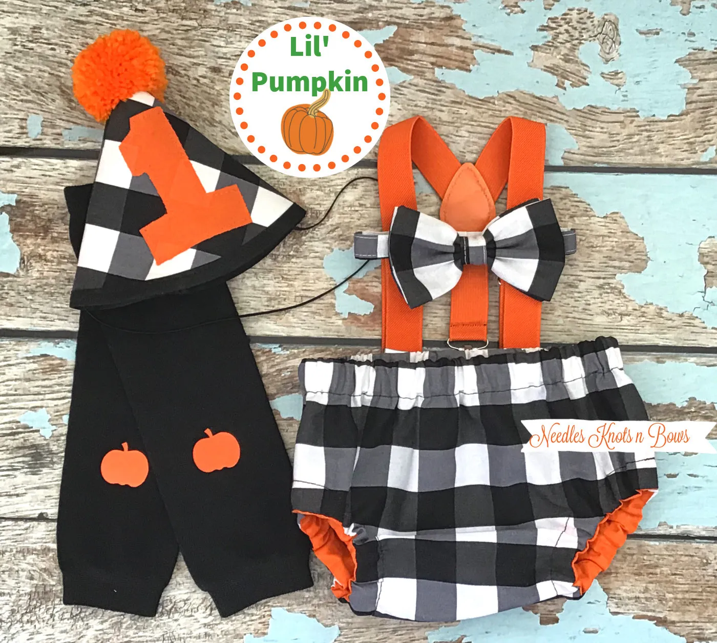 Boys Cake Smash Outfit, Halloween 1st Birthday Outfit