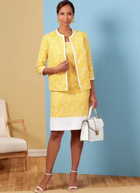 Butterick 6882 Jacket, Dress, Top, Pants and Sash sewing pattern