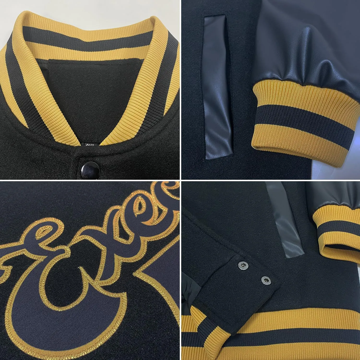 Custom Hoodie Baseball Jackets Personalized Varsity Letterman Jackets Stitched Name Number Logo for Men Women Youth