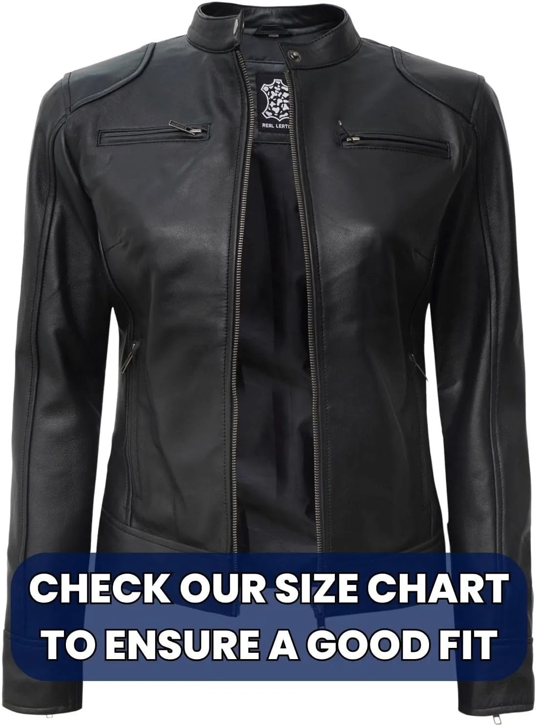 fjackets Leather Jacket Women Real Lambskin Leather Women Jackets For Womens Stylish Leather Jackets