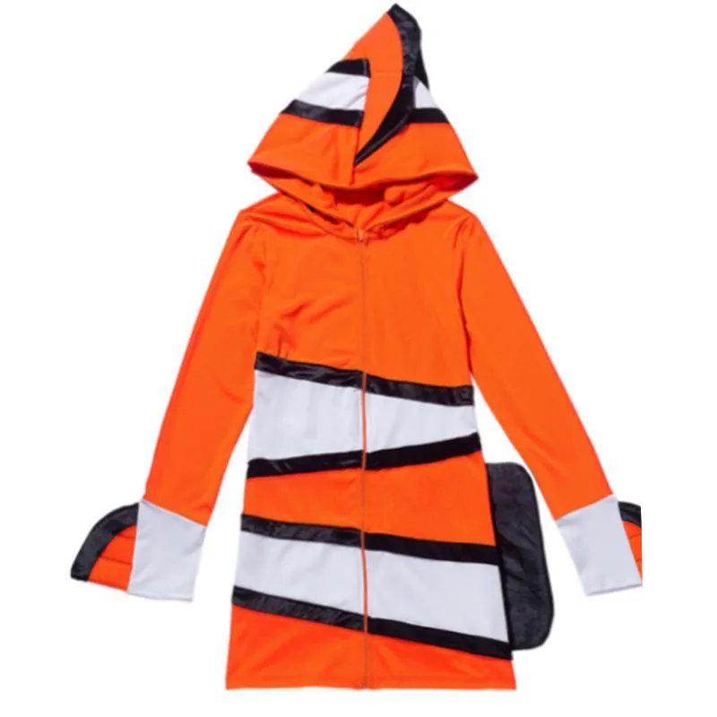 Halloween Ocean Theme Party Clown Fish Cosolay Matching Outfits