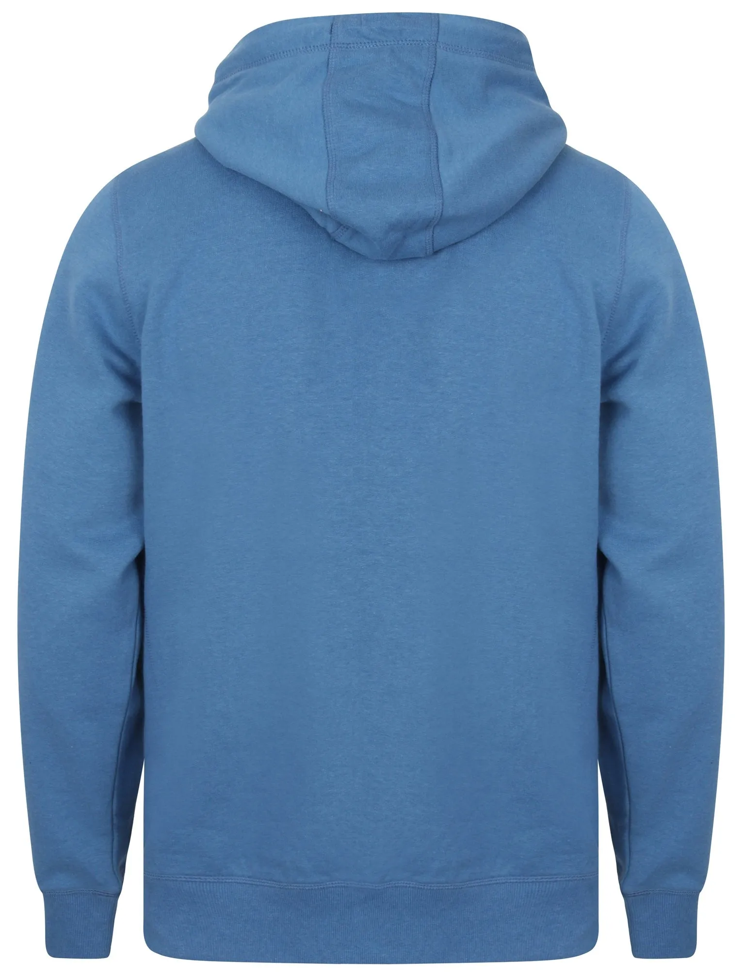 Harper Brush Back Fleece Zip Through Hoodie In Federal Blue - Tokyo Laundry