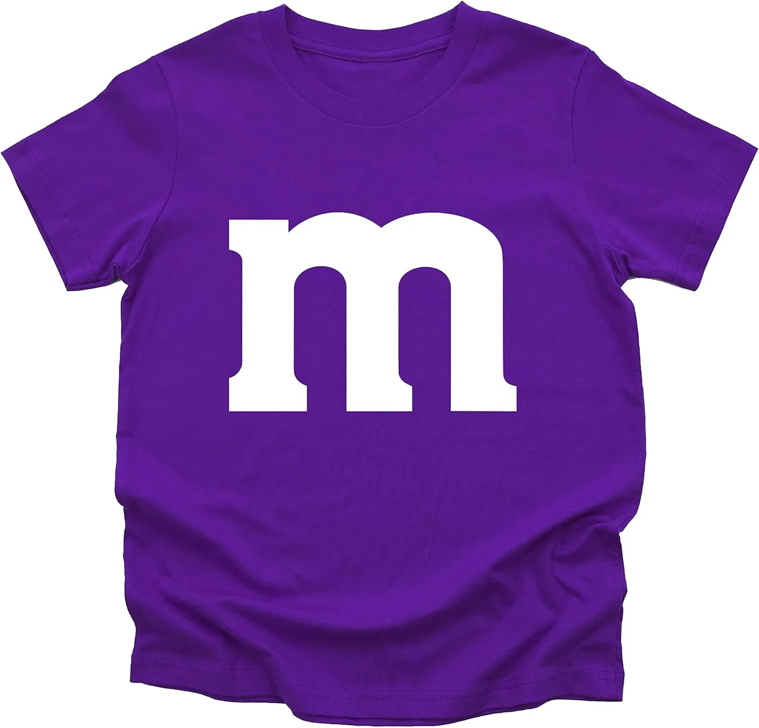 M Letter Funny Halloween Team Costume Design Gift Youth T-Shirt