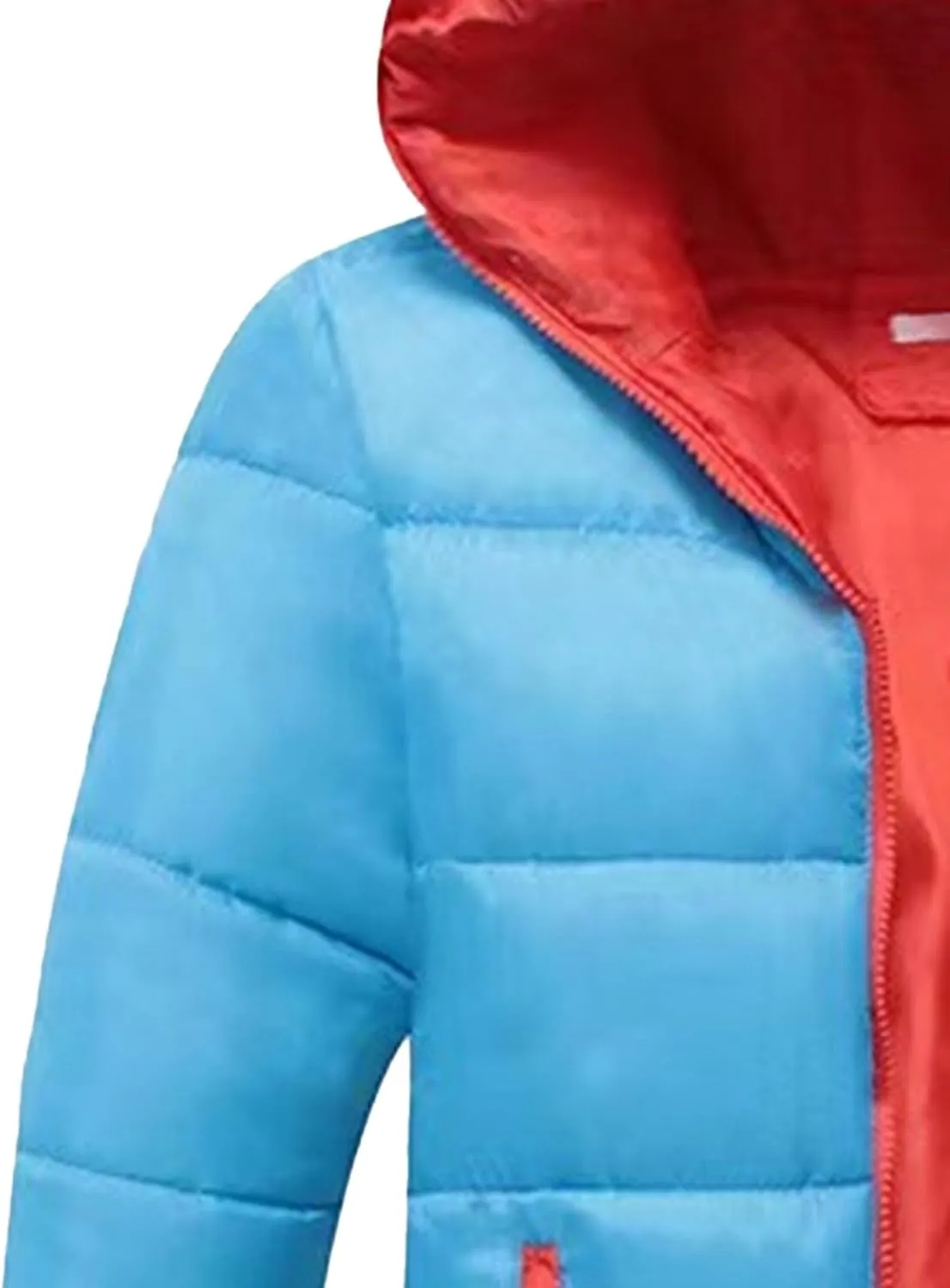 Maiyifu-GJ Men's Lightweight Puffer Jacket Windproof Warm Hooded Winter Coat Thicken Quilted Down Jackets Windbreaker