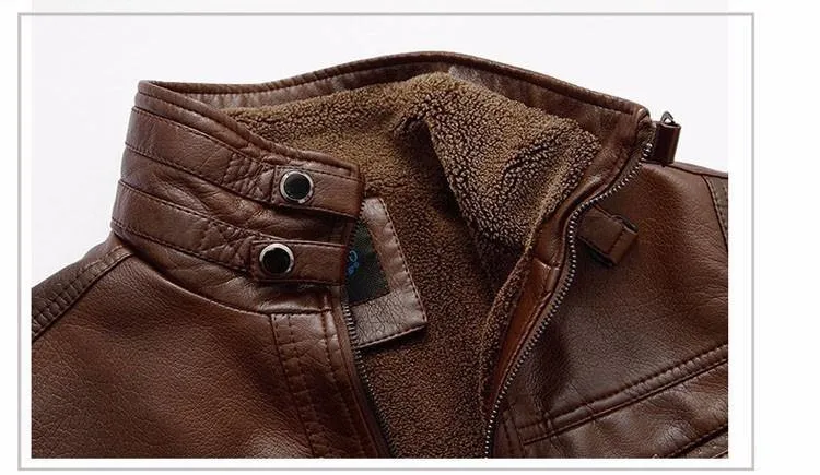 Men's Mountainskin Faux Leather Winter Jacket