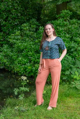 Moura blouse- silkmix- mandala