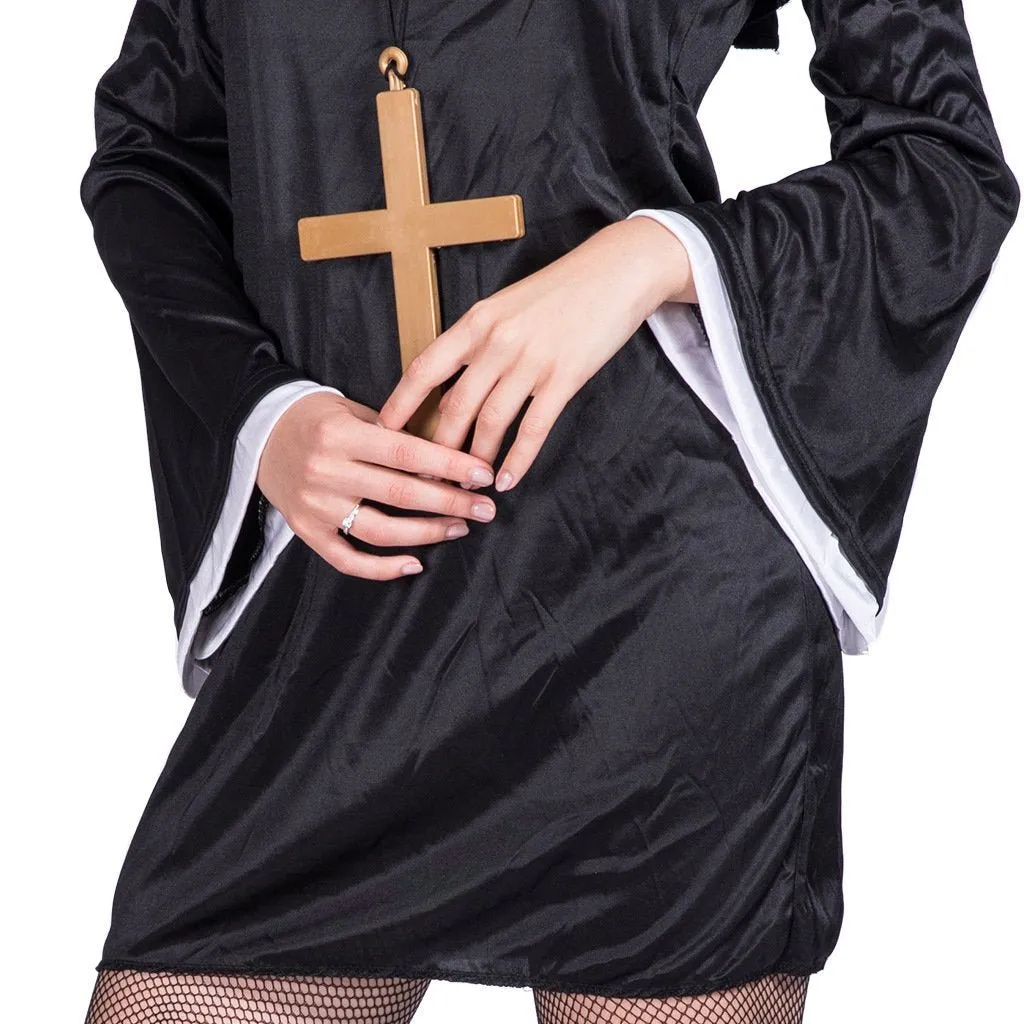 Nun Costume Halloween Outfits Performance Cosplay Party Carnival