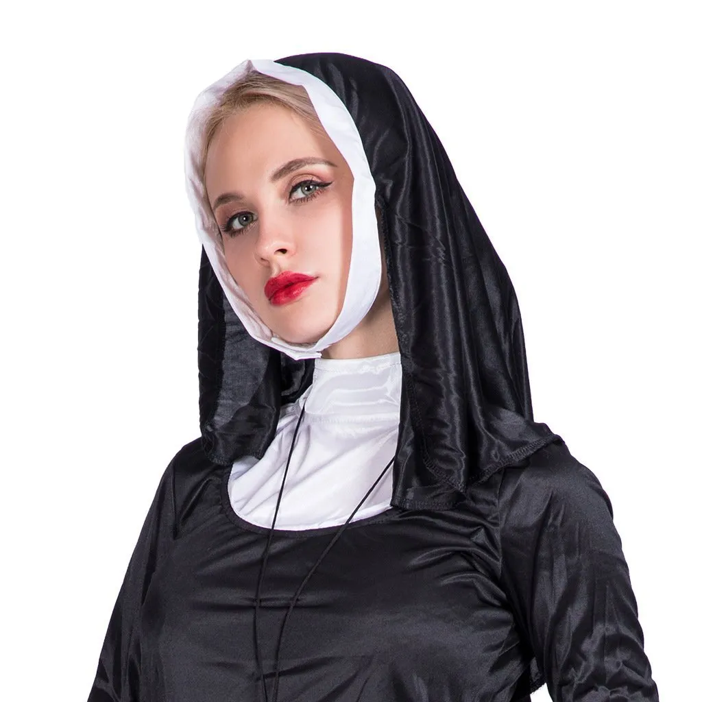 Nun Costume Halloween Outfits Performance Cosplay Party Carnival