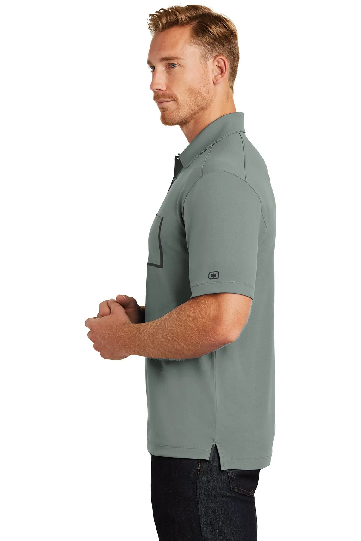 OGIO Fuse Customized Polos, Rogue Grey