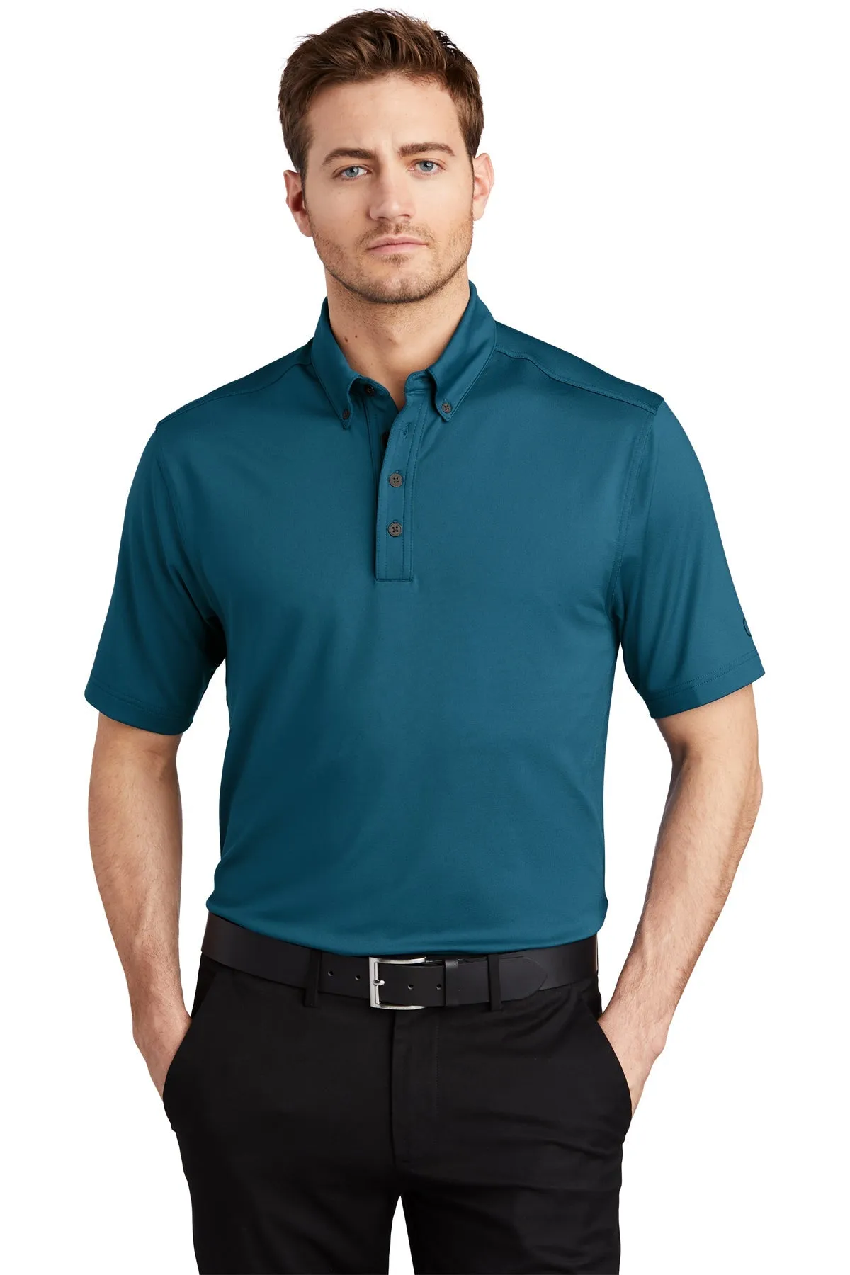 OGIO Gauge Customized Polos, Teal Throttle