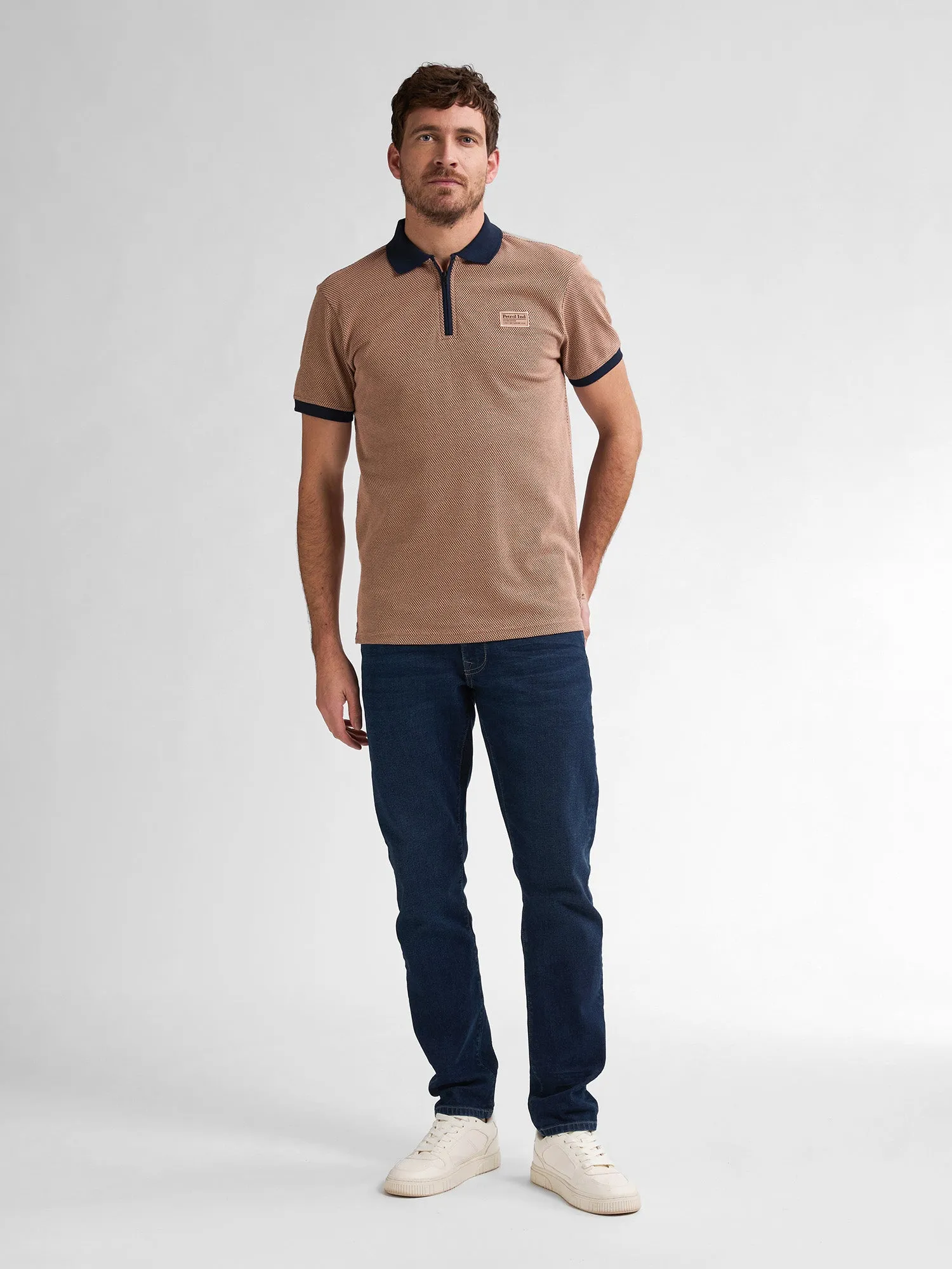 Polo with Zipper Keyline
