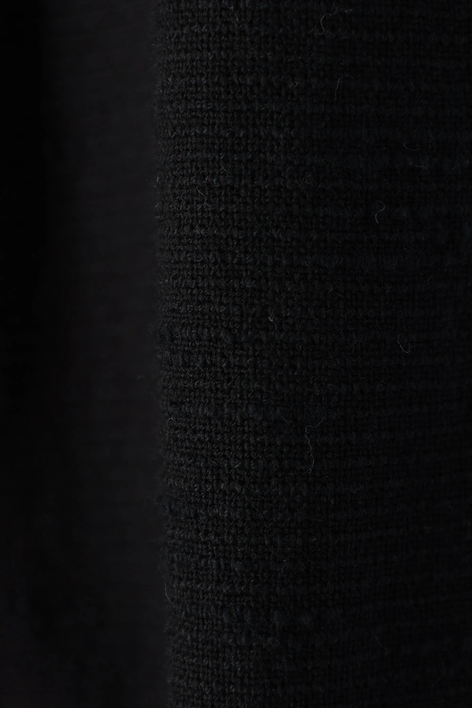 slub tweed wide pants