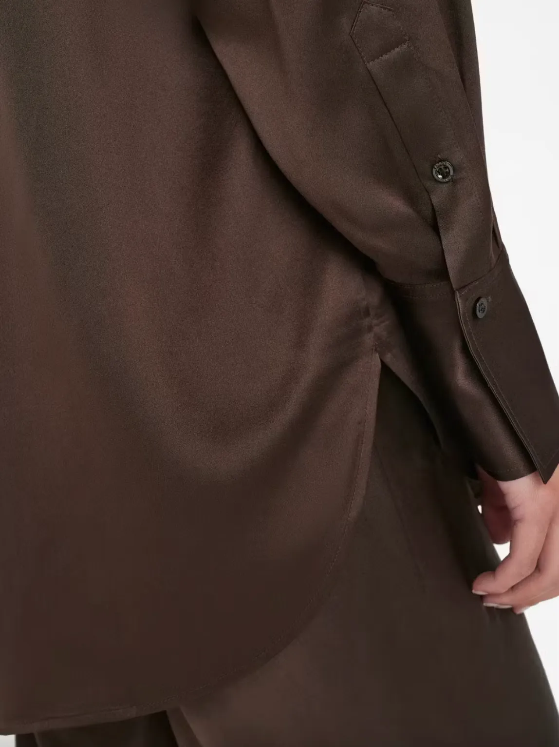 The Oversized Shirt - Espresso