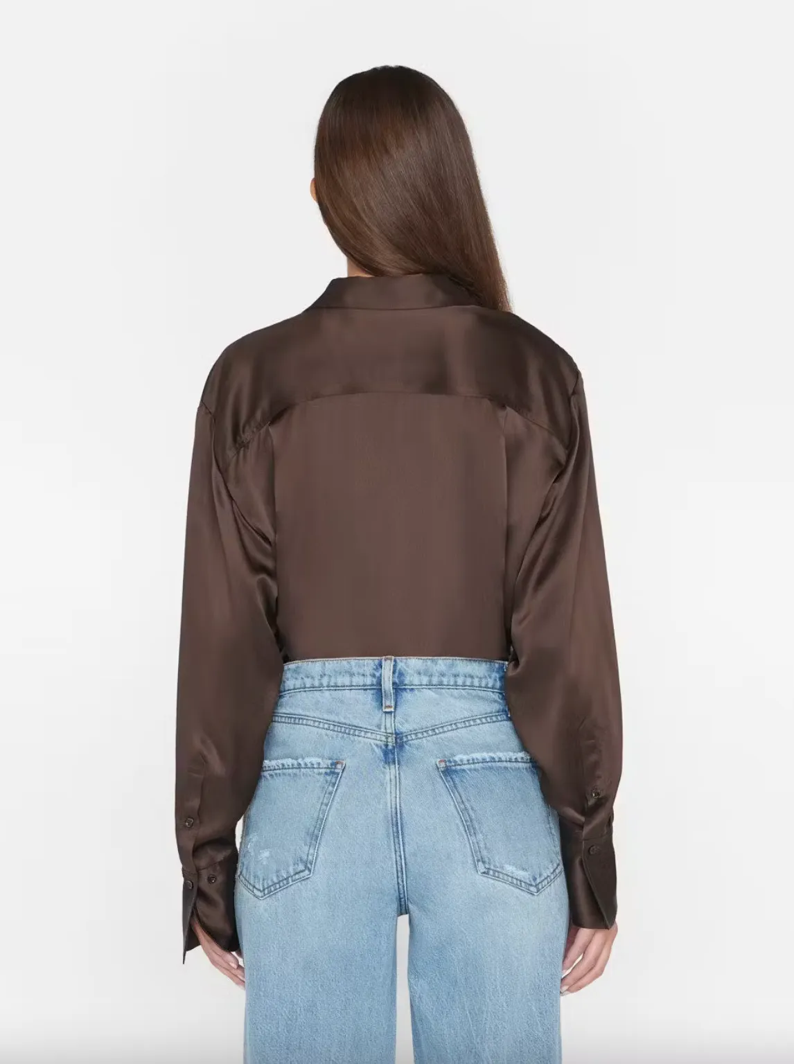 The Oversized Shirt - Espresso