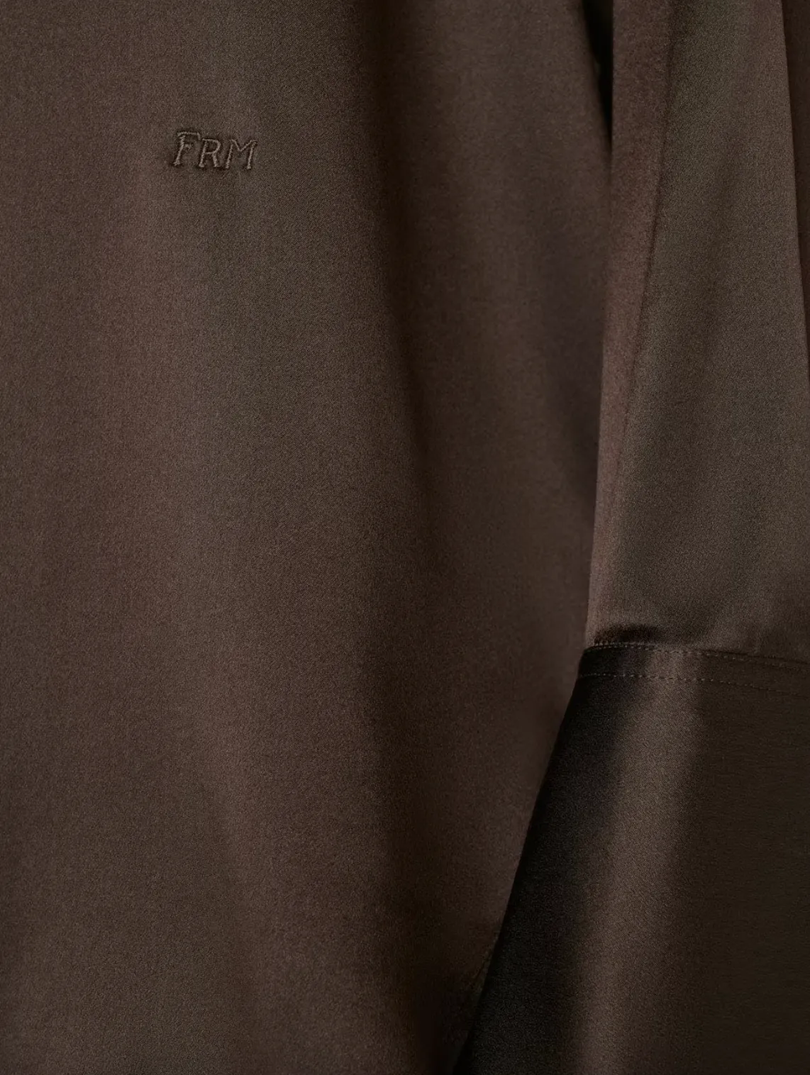 The Oversized Shirt - Espresso