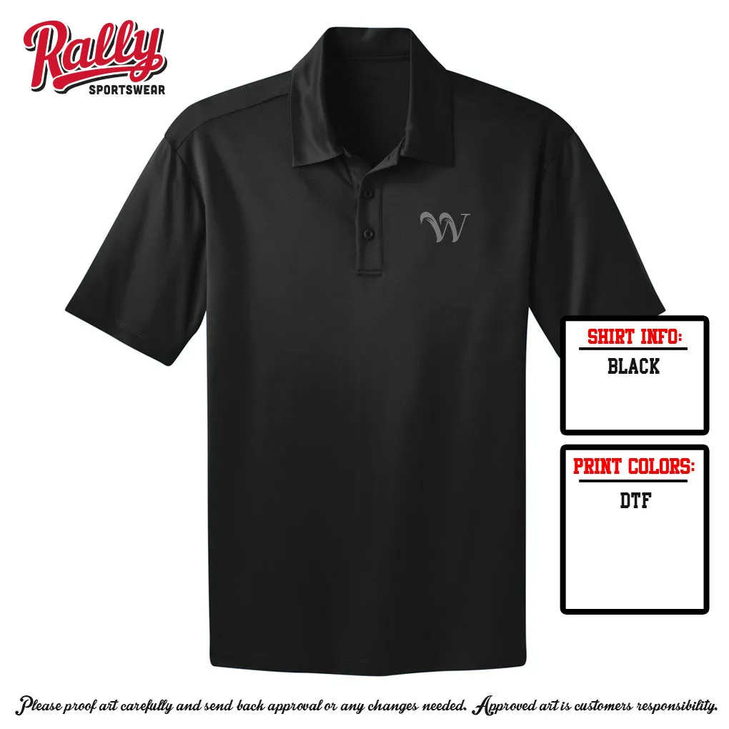 WSF- Black Short Sleeve Polo (Womens)